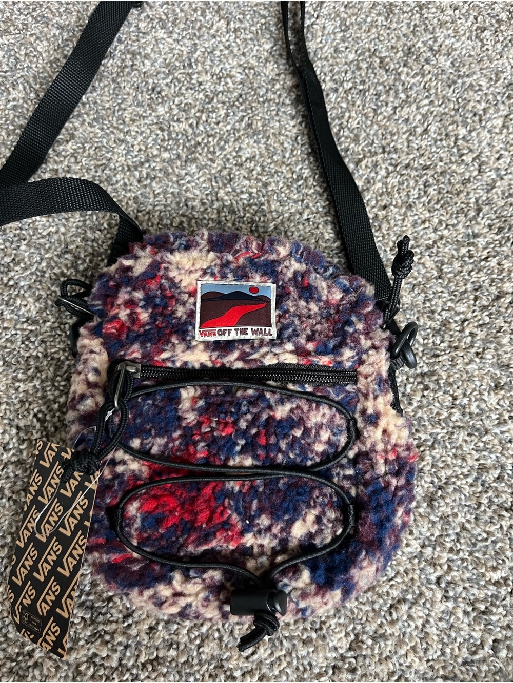 Vans Multicolor Fuzzy Crossbody Bag